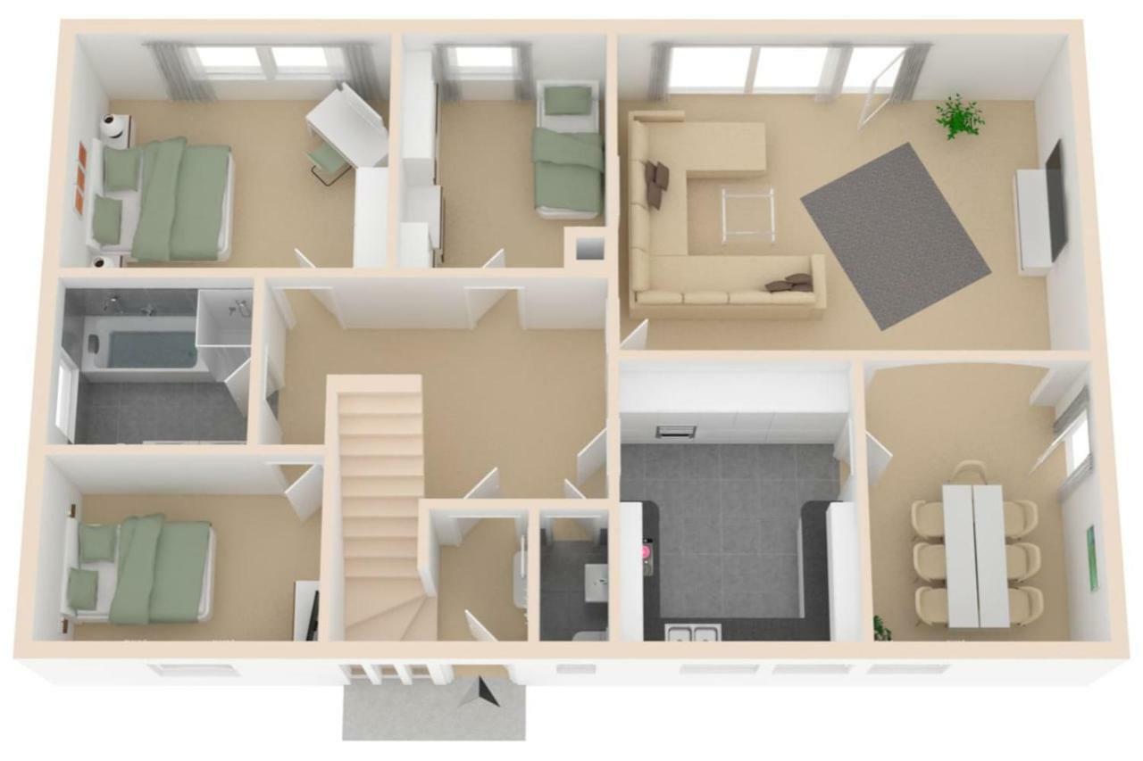 Tolle 125M² Erdgeschosswohnung Im Einzelhaus Kaltenkirchen Exterior foto